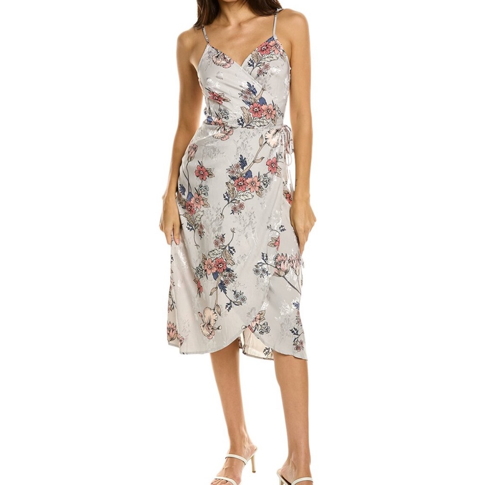 Lovestitch Floral Alma Wrap Dress - Size Small